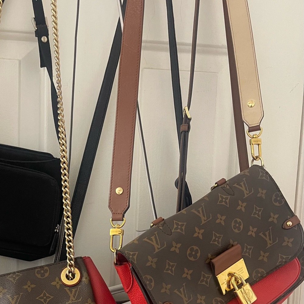 Louis Vuitton Monogram Brown and Red Bag - Picture 3 of 4
